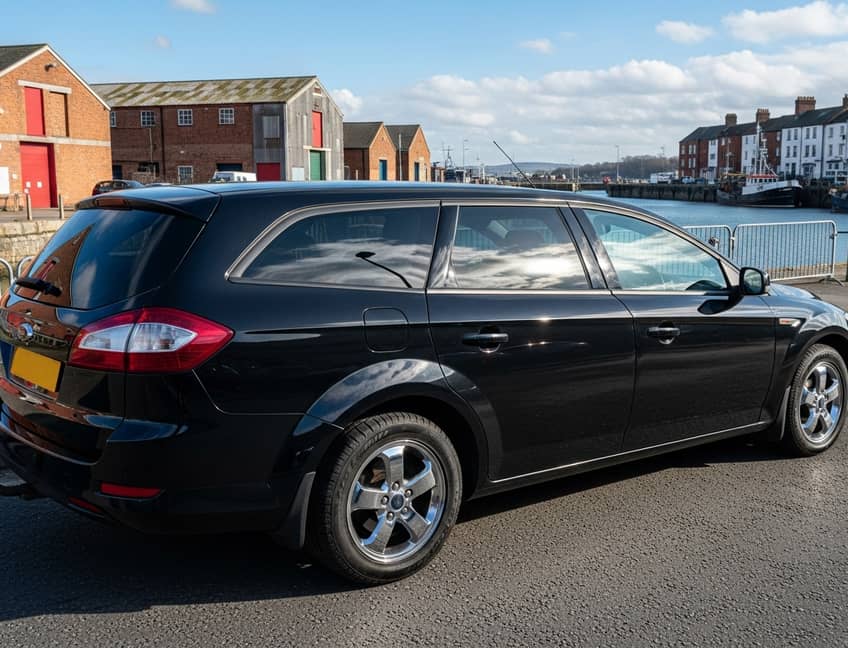 Professional vehicle representing quality